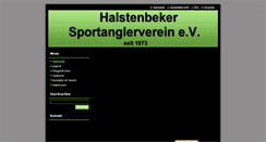 Desktop Screenshot of halstenbeker-sportanglerverein.net