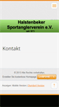 Mobile Screenshot of halstenbeker-sportanglerverein.net